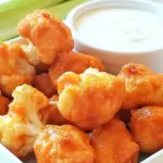 Spicy Buffalo Cauliflower Bites