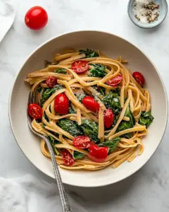 Spinach Tomato Pasta