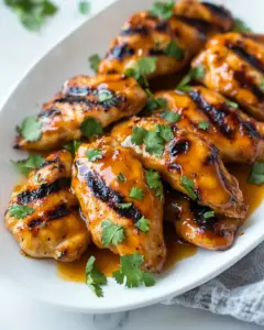 Sticky Honey Orange Grilled Chicken