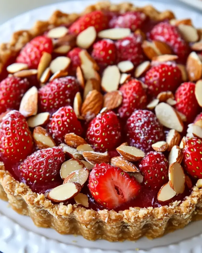 Strawberry Almond Cream Tart