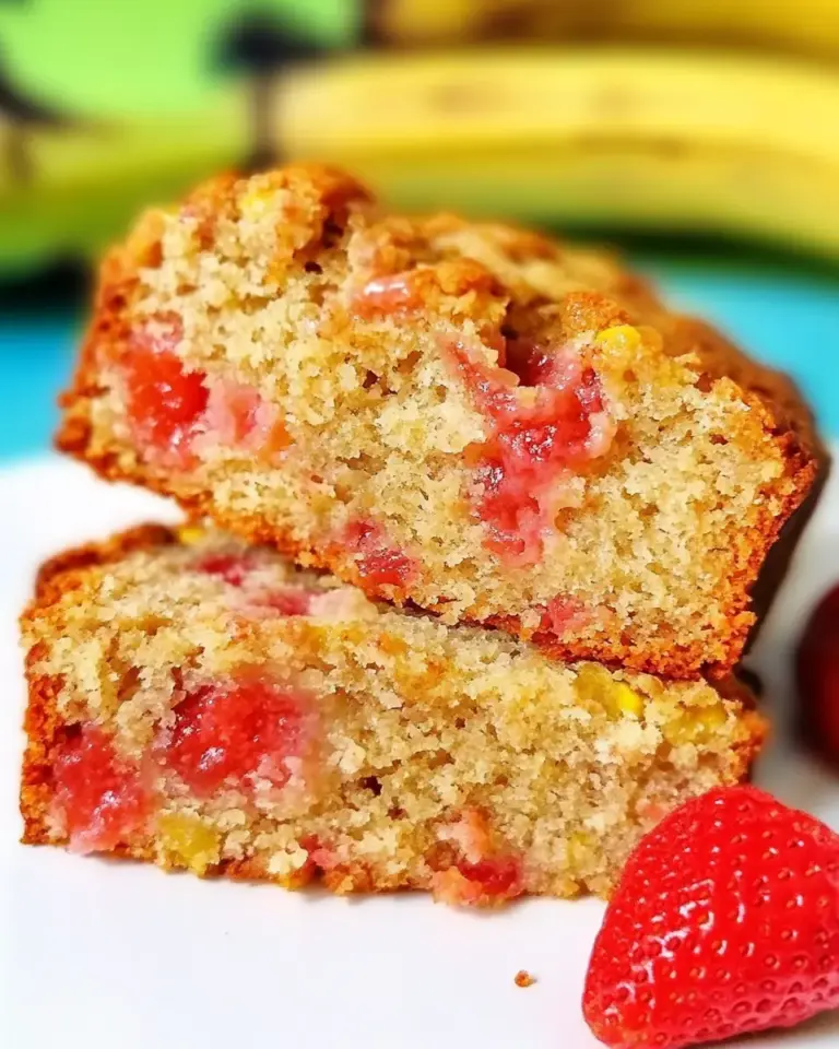 Strawberry Banana Bread