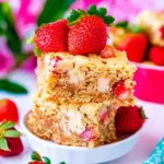 Strawberry Blondies