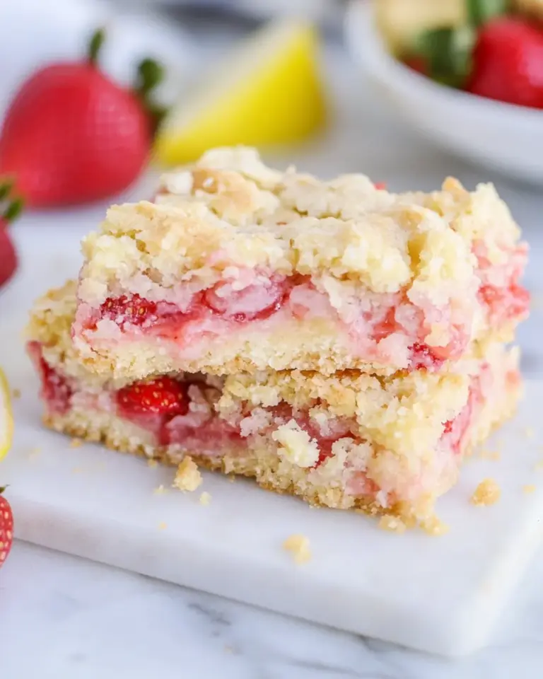Strawberry Crumb Bars