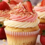 Strawberry Crunch Cupcakes