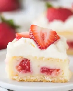 Strawberry Custard Bars