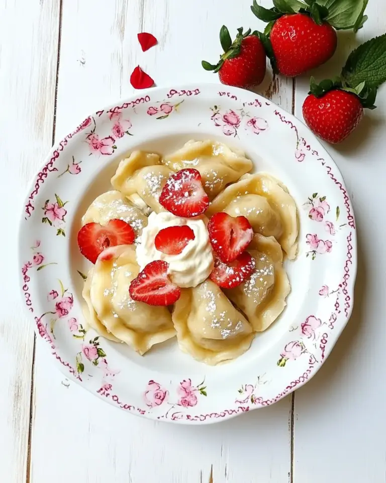 Strawberry Pierogi