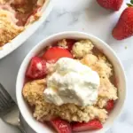 Strawberry Rhubarb Cobbler