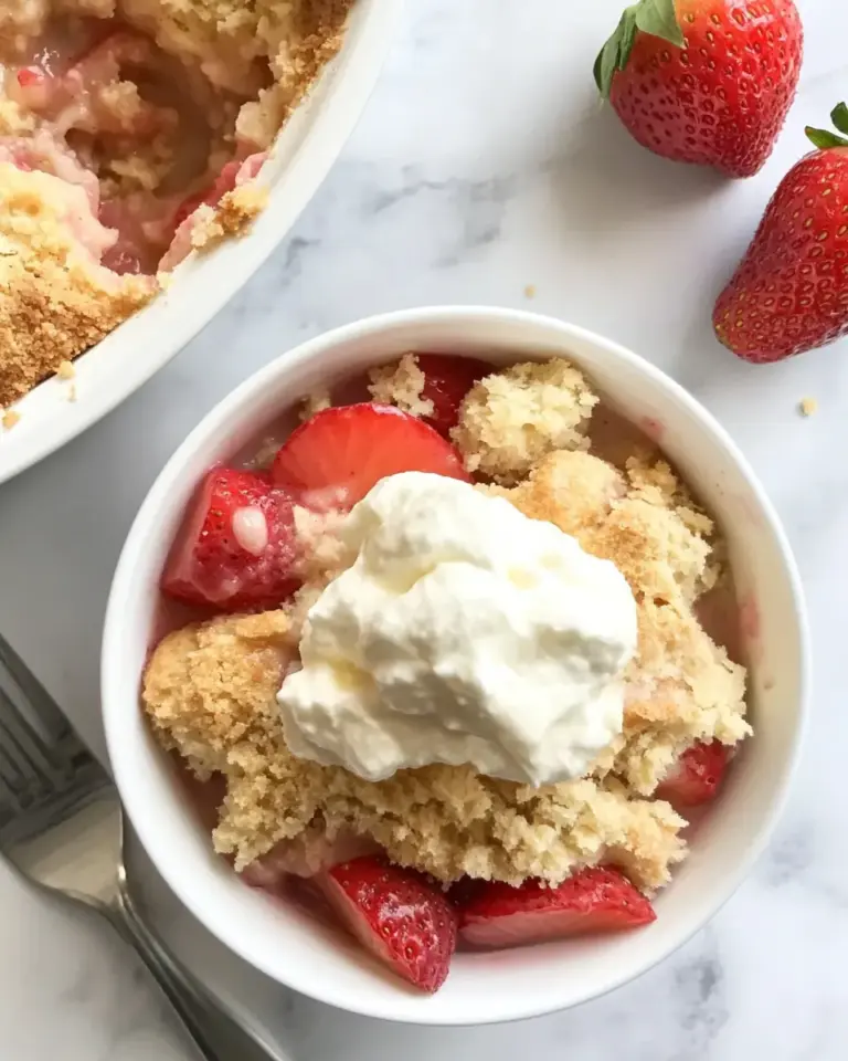 Strawberry Rhubarb Cobbler