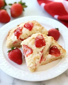 Strawberry Ricotta Scones