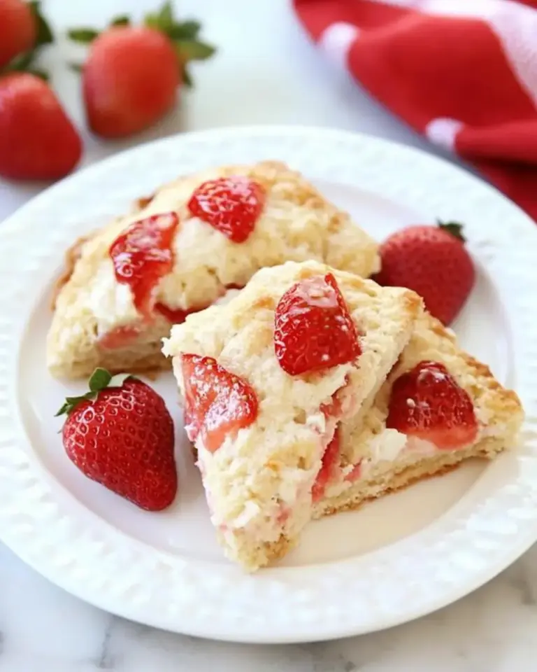 Strawberry Ricotta Scones