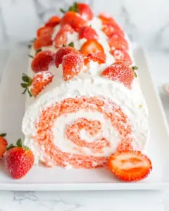 Strawberry Roll Cake