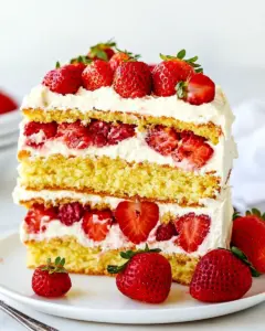 Strawberry Shortcake Cake