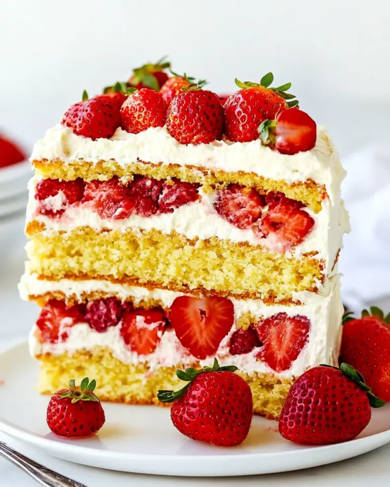 Strawberry Shortcake Cake