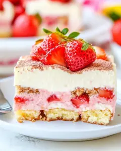 Strawberry Tiramisu