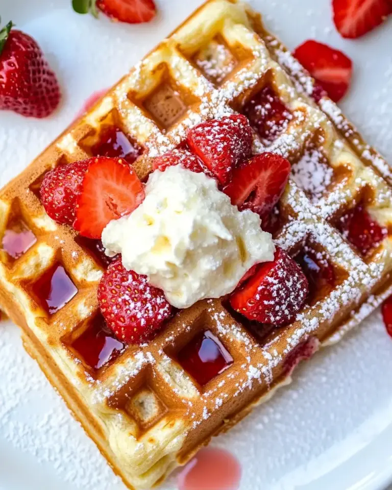 Strawberry Waffles