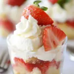 Sugar Free Strawberry Shortcake Pots