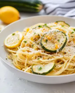 Summer Squash Lemon Spaghetti