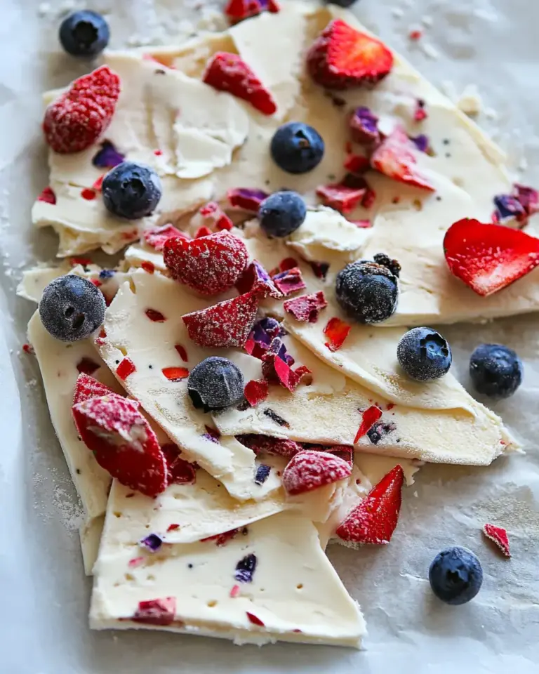 Super Easy Frozen Yogurt Bark