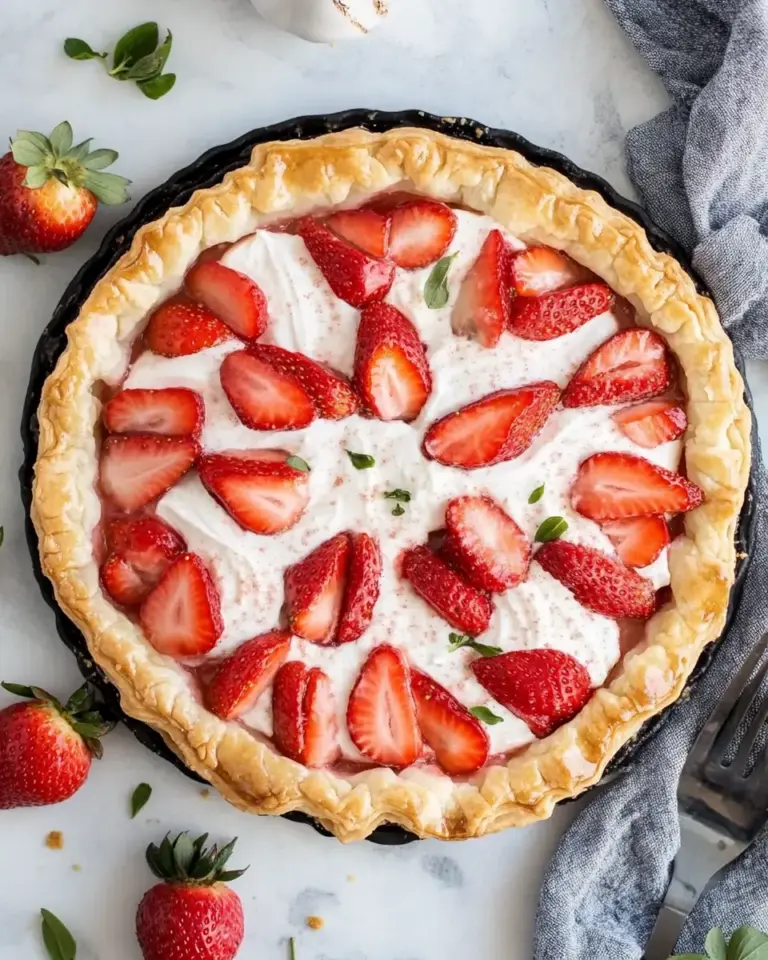 Super Easy Strawberry Tart Recipe