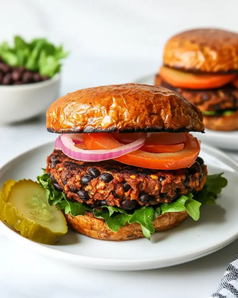 Sweet Potato Black Bean Burgers