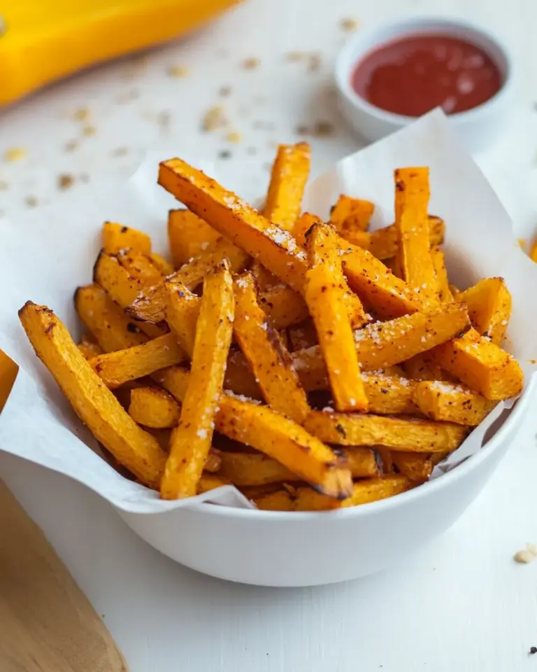 Sweet and Salty Butternut Squash Fries