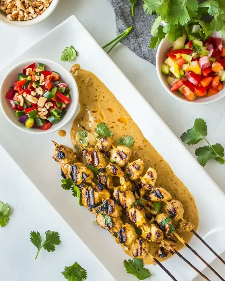 Thai Pumpkin Chicken Satay