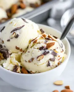 Toasted Almond Fudge Ripple Ice Cream