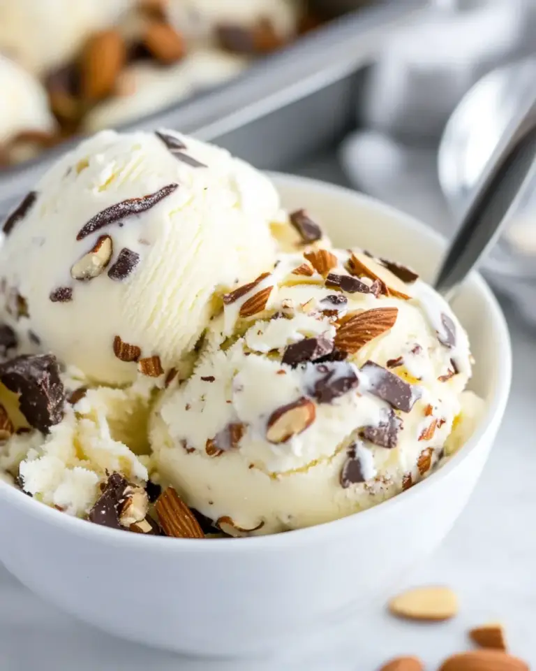 Toasted Almond Fudge Ripple Ice Cream