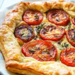 Tomato Galette with Gruyere and Caramelized Onions