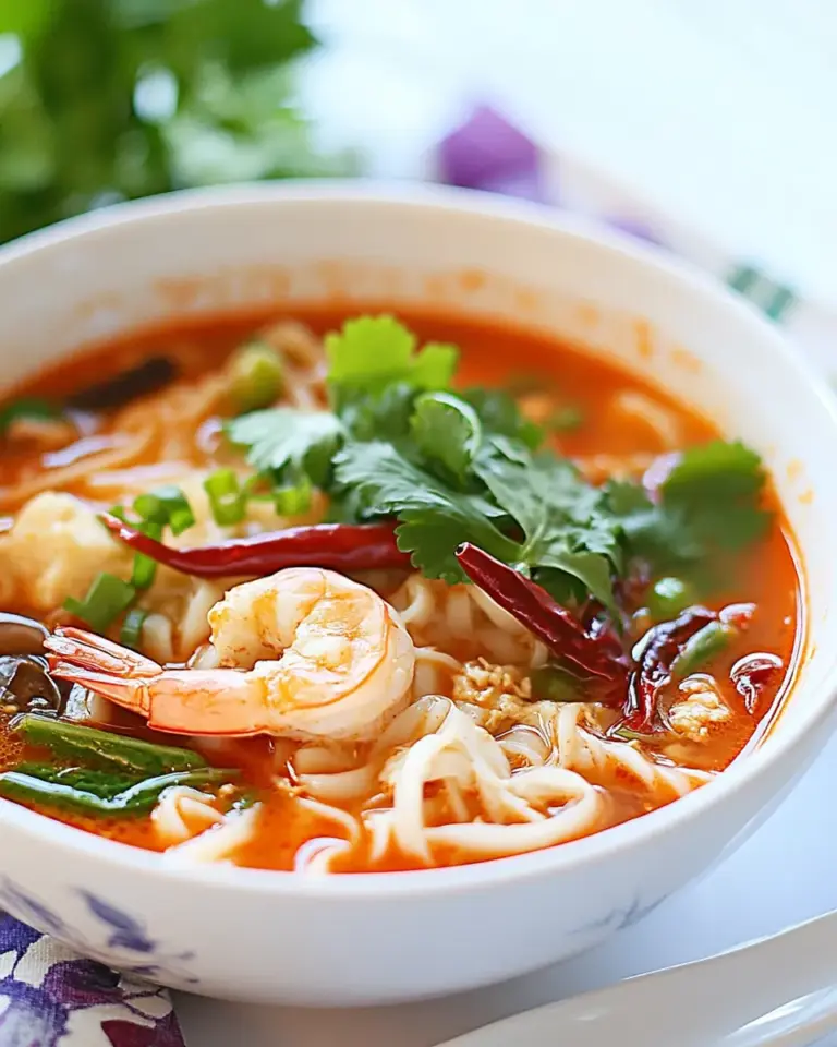 Tomyum Noodle Soup