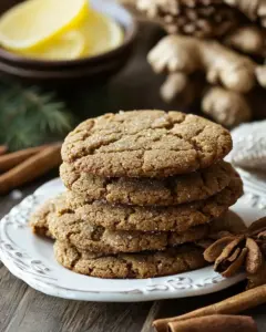 Triple Ginger Snap Cookies
