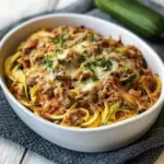 Tuna Zucchini Noodle Bake