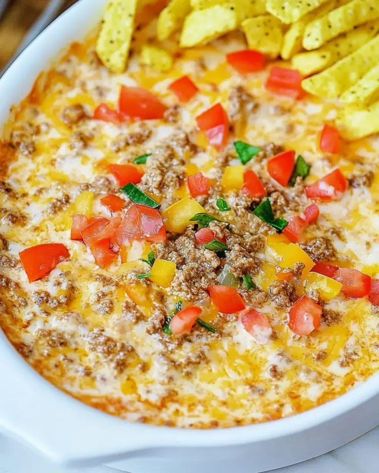 Ultimate Hamburger Dip