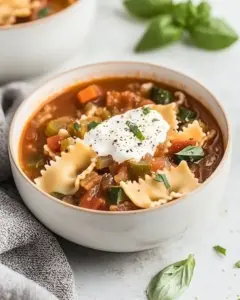Veggie Lasagna Soup