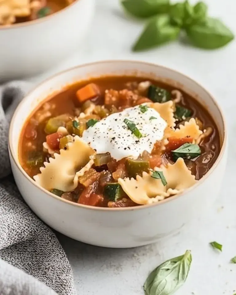 Veggie Lasagna Soup