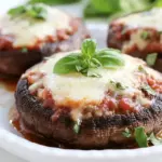 Veggie Lasagna Stuffobello Mushrooms