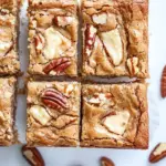 White Chocolate Butter Pecan Blondies