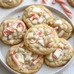 White Chocolate Candy Cane Cookies
