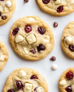 White Chocolate Cranberry Cookies