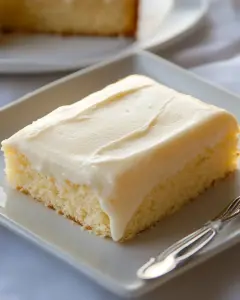 White Texas Sheet Cake