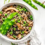 Wild Rice with Snow Peas