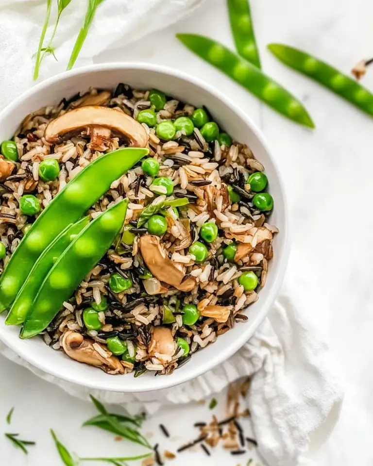 Wild Rice with Snow Peas
