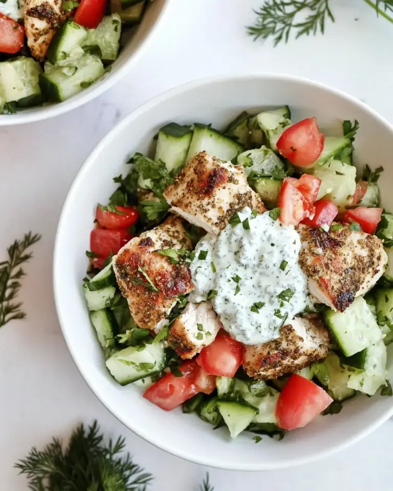 Zaatar Baked Chicken Bowls with Cucumber Salad and Kefir Raita